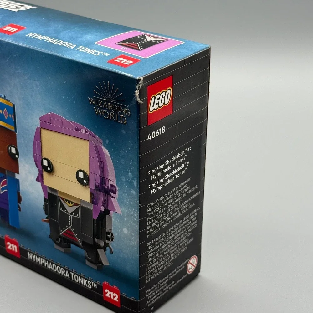 Lego BrickHeadz #40618 Shacklebolt & Nymphadora Tonks Harry Potter Retired New